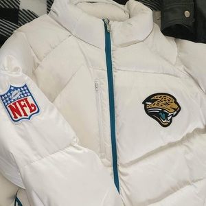 Reebok Vintage Jacksonville Jaguar player puffer coat 🔥